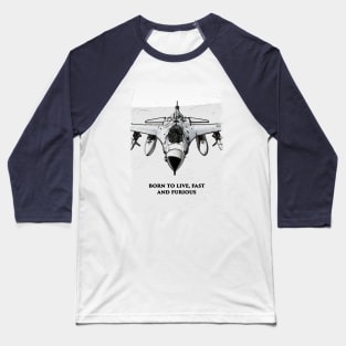 Fighter Jet Born P3 Baseball T-Shirt